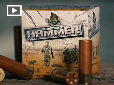 HEVI-Hammer box and Shotshells on a table