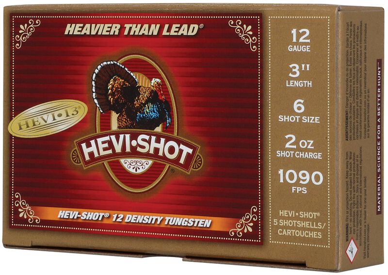HEVI-13 Turkey, 12 Gauge, 6 Shot, 3 in, 2 oz, 1090 fps