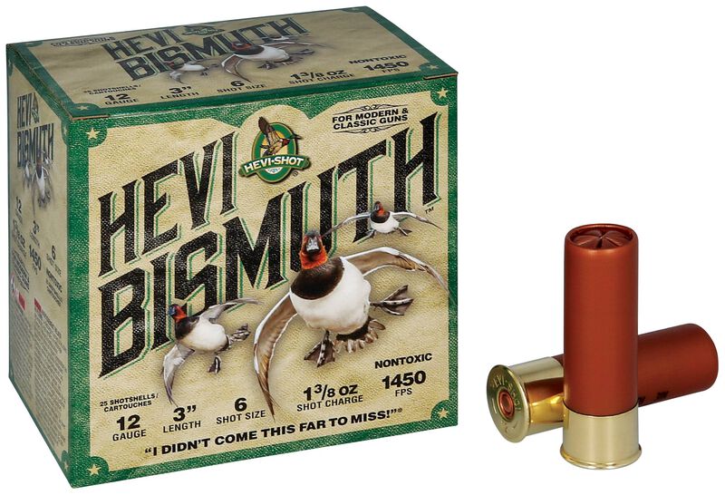 HEVI-Bismuth, 12 Gauge, 6 Shot, 3 in, 1 3/8 oz, 1450 fps