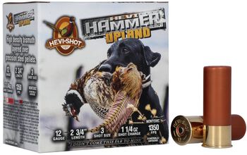 HEVI-Hammer Upland, 12 Gauge, 3 Shot, 2-3/4 in, 1 1/4 oz, 1350 fps