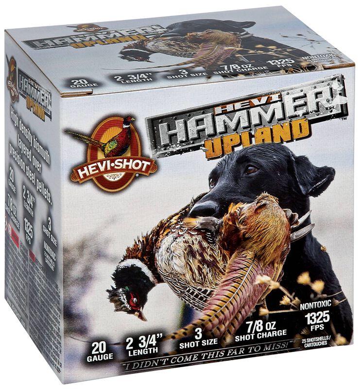 HEVI-Hammer Upland, 20 Gauge, 3 Shot, 2-3/4 in, 7/8 oz, 1325 fps