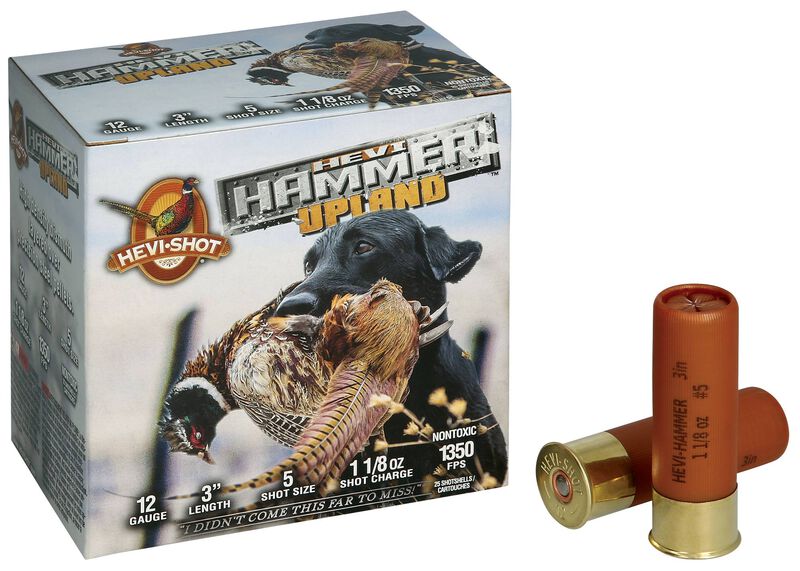 HEVI-Hammer Upland, 12 Gauge, 5 Shot, 3 in, 1 1/8 oz, 1350 fps