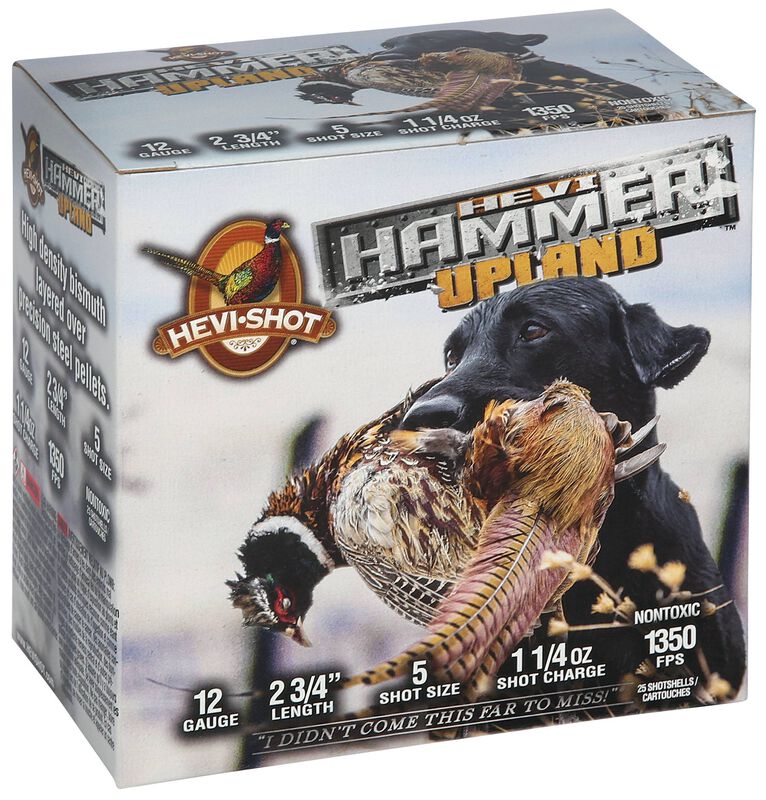 HEVI-Hammer Upland, 12 Gauge, 5 Shot, 2-3/4 in, 1 1/4 oz, 1350 fps