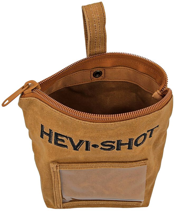 HEVI-Shot Utility Shell Pouch, Waxed Canvas, 9.75 in x 7.86 in x 0.88 in