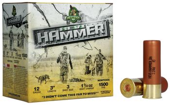 HEVI-Hammer, 12 Gauge, 3 Shot, 3 in, 1.25 oz, 1500 fps