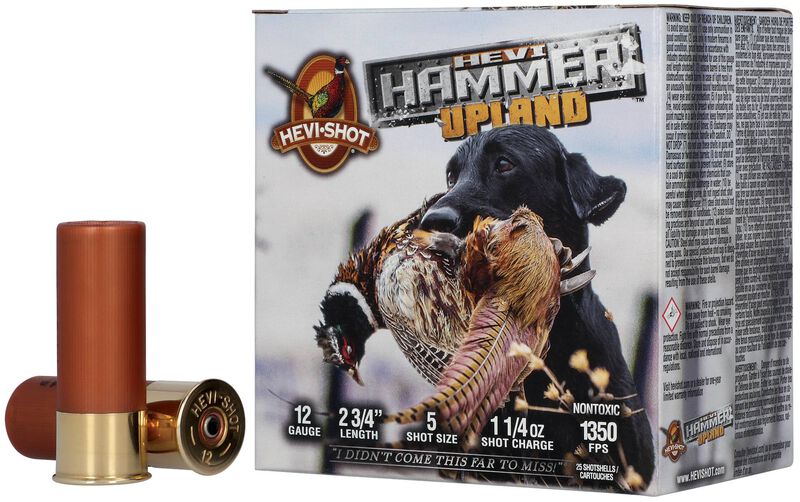 HEVI-Hammer Upland, 12 Gauge, 5 Shot, 2-3/4 in, 1 1/4 oz, 1350 fps