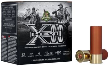 HEVI-XII, 12 Gauge, 4 Shot, 3 in, 1 1/4 oz, 1450 fps