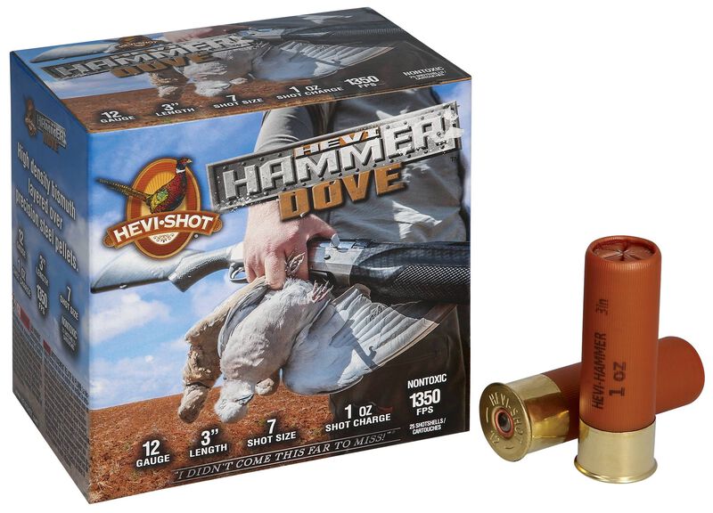 HEVI-Hammer Dove, 12 Gauge, 7 Shot, 3 in, 1 oz, 1350 fps