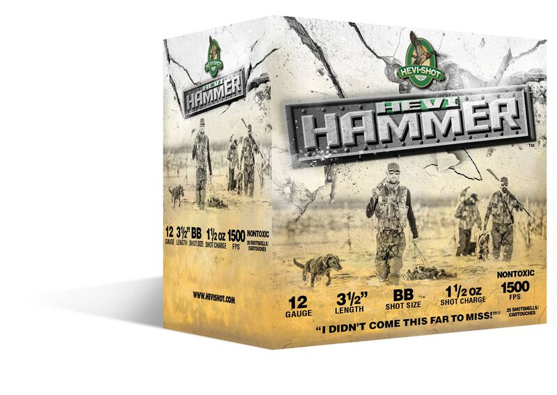 HEVI-Hammer, 12 Gauge, BB Shot, 3-1/2 in, 1 1/2 oz, 1500 fps