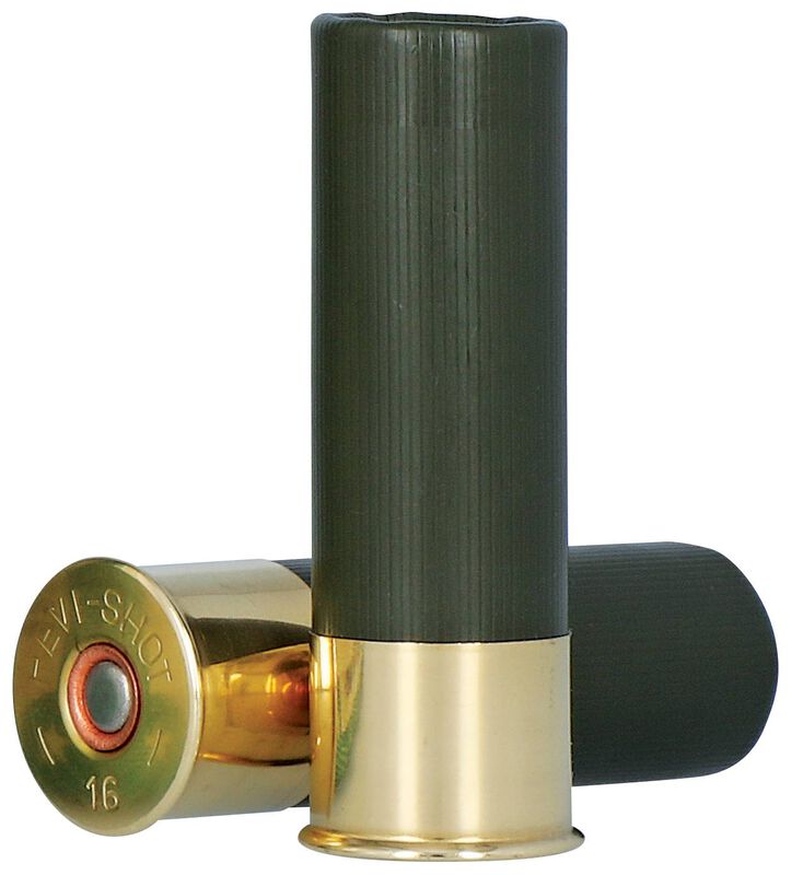 HEVI-Bismuth, 16 Gauge, 2 Shot, 2-3/4 in, 1 1/8 oz, 1350 fps