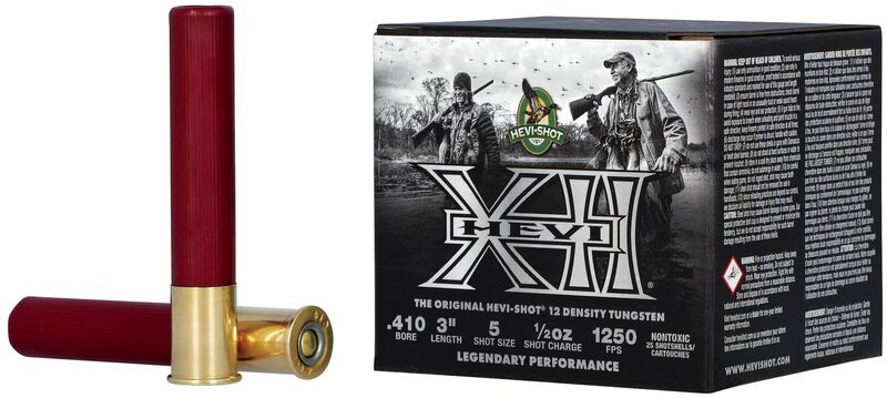 HEVI-XII, 410 Bore, 5 Shot, 3 in, 1/2 oz, 1250 fps