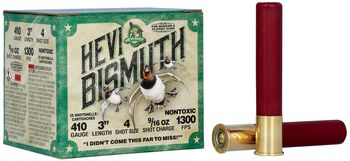 HEVI-Bismuth, 410 Bore, 4 Shot, 3 in, 9/16 oz, 1300 fps