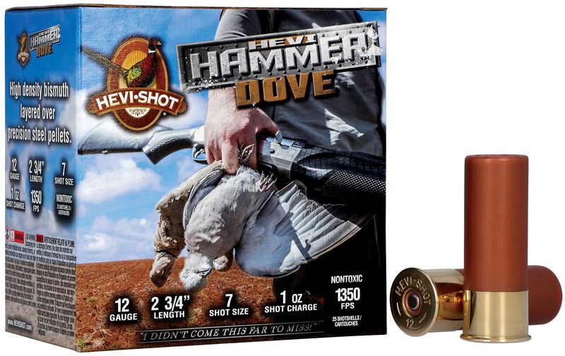HEVI-Hammer Dove, 12 Gauge, 7 Shot, 2-3/4 in, 1 oz, 1350 fps