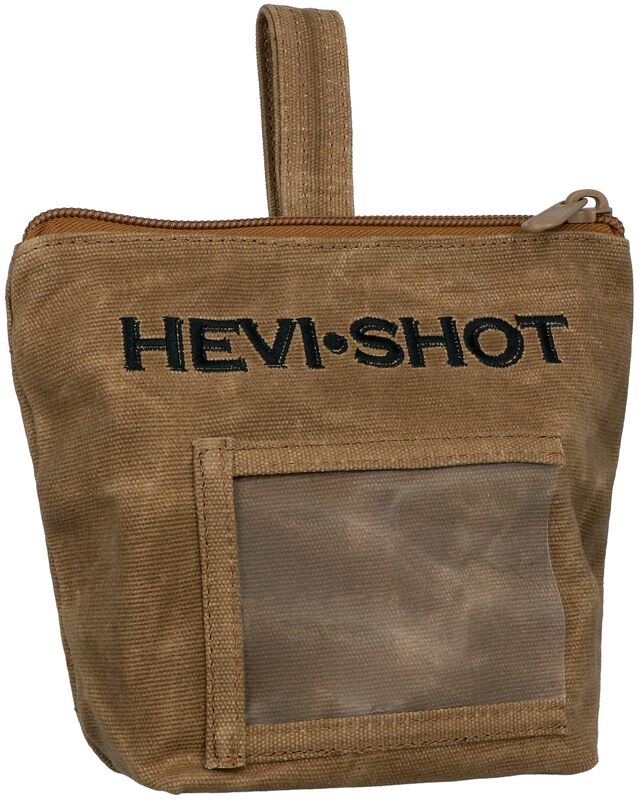 HEVI-Shot Utility Shell Pouch, Waxed Canvas, 9.75 in x 7.86 in x 0.88 in