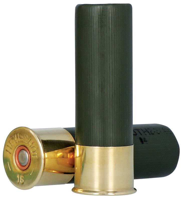 HEVI-Bismuth, 16 Gauge, 4 Shot, 2-3/4 in, 1 1/8 oz, 1350 fps