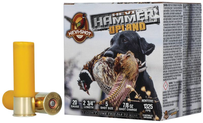 HEVI-Hammer Upland, 20 Gauge, 5 Shot, 2-3/4 in, 7/8 oz, 1325 fps