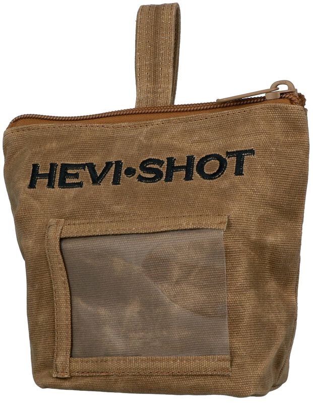 HEVI-Shot Utility Shell Pouch, Waxed Canvas, 9.75 in x 7.86 in x 0.88 in