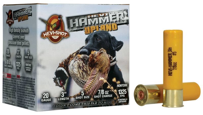 HEVI-Hammer Upland, 20 Gauge, 5 Shot, 3 in, 7/8 oz, 1325 fps
