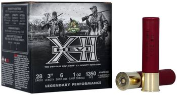 HEVI-XII, 28 Gauge, 6 Shot, 3 in, 1 oz, 1350 fps