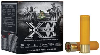 HEVI-XII, 20 Gauge, 6 Shot, 3 in, 1 1/4 oz, 1350 fps