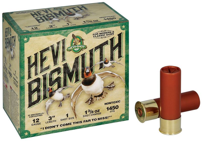 HEVI-Bismuth, 12 Gauge, 1 Shot, 3 in, 1 3/8 oz, 1450 fps