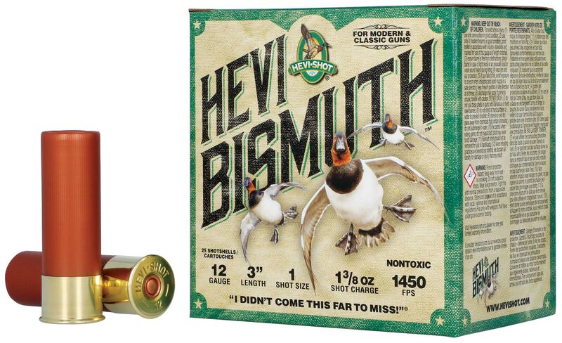 HEVI-Bismuth, 12 Gauge, 1 Shot, 3 in, 1 3/8 oz, 1450 fps