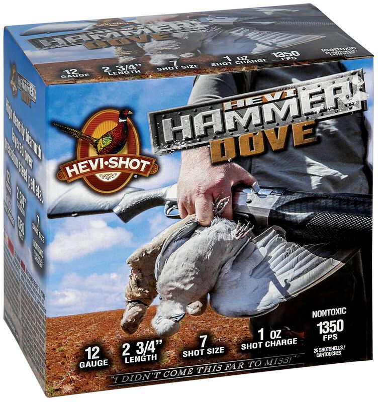HEVI-Hammer Dove, 12 Gauge, 7 Shot, 2-3/4 in, 1 oz, 1350 fps