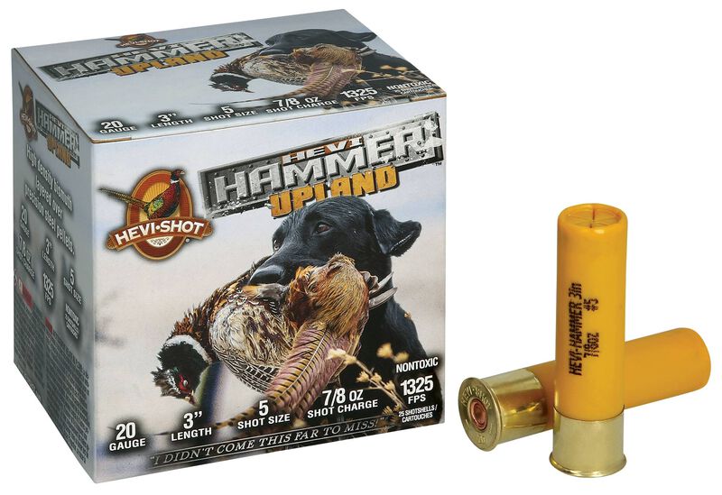 HEVI-Hammer Upland, 20 Gauge, 5 Shot, 3 in, 7/8 oz, 1325 fps
