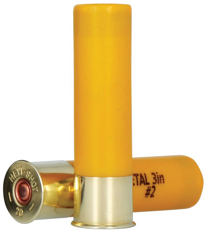 HEVI-Metal Longer Range, 20 Gauge, 2 Shot, 3 in, 1 oz, 1350 fps