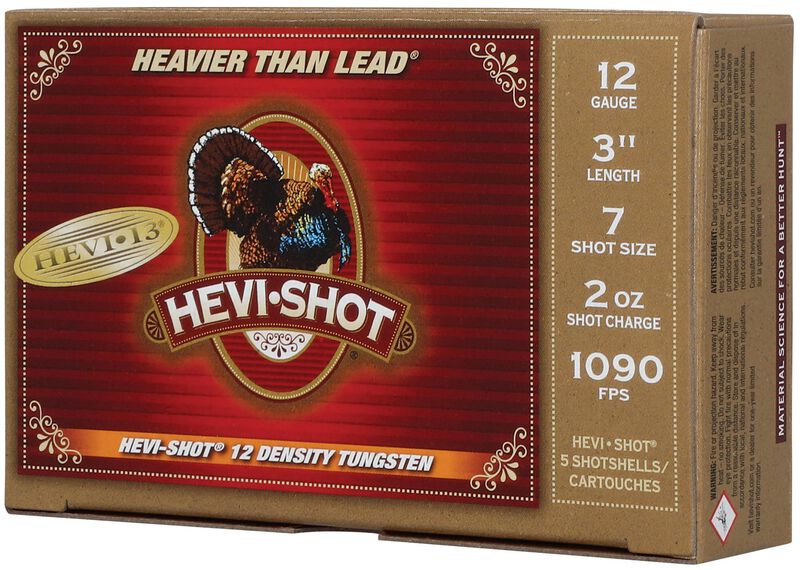HEVI-13 Turkey, 12 Gauge, 7 Shot, 3 in, 2 oz, 1090 fps