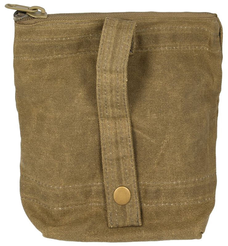 HEVI Shotgun Shell Pouch, Waxed Canvas, 9.75 in x 7.86 in x 0.88 in