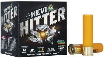 HEVI-Hitter, 20 Gauge, 2 Shot, 3 in, 7/8 oz, 1450 fps