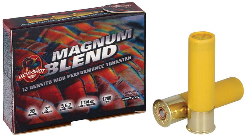 Magnum Blend, 20 Gauge, 5, 6 and 7 Shot, 3 in, 1 1/4 oz, 1200 fps