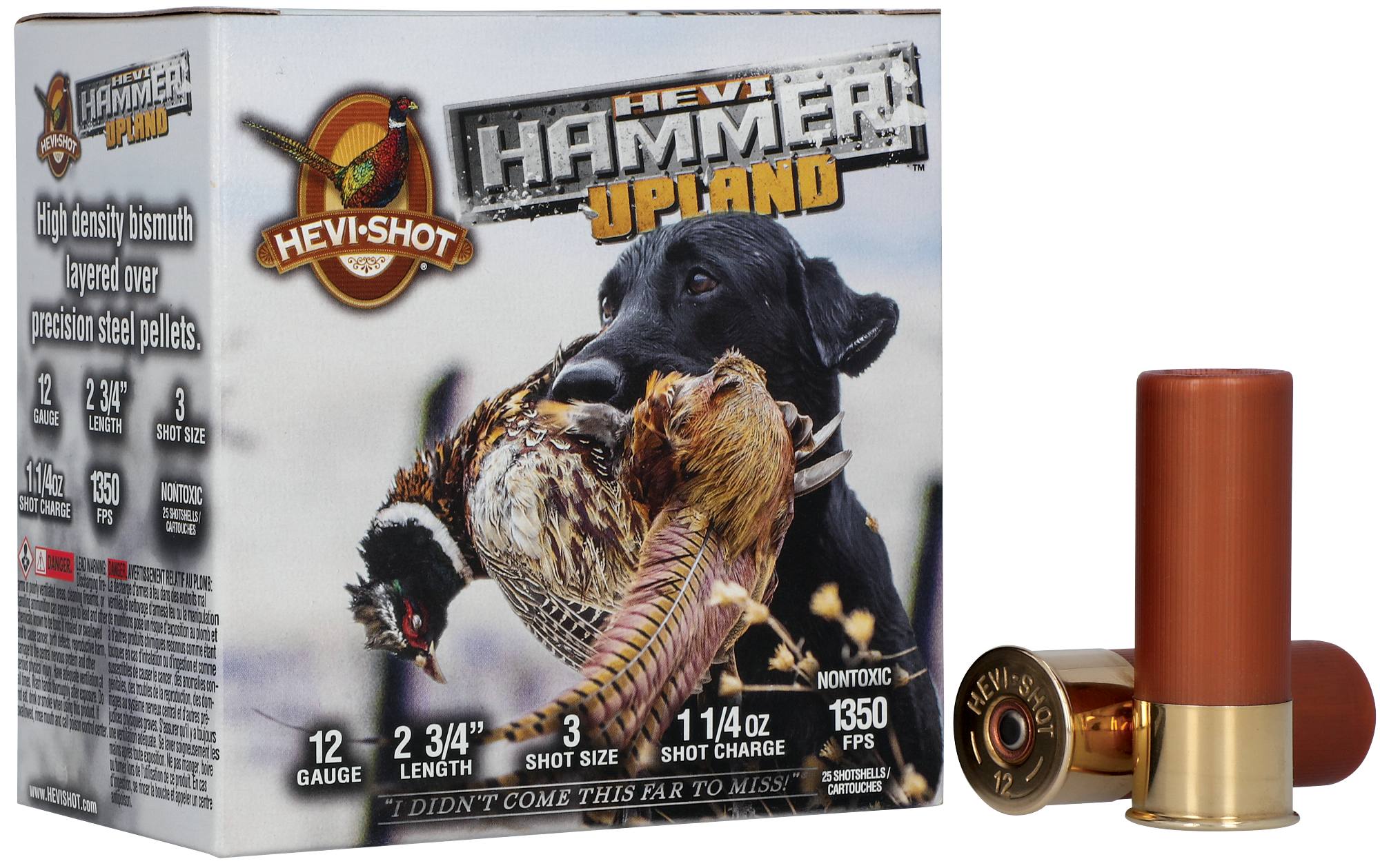 Unknown HEVI-Hammer Upland, 12 Gauge, 3 Shot, 2-3/4 in, 1 1/4 oz, 1350 fps