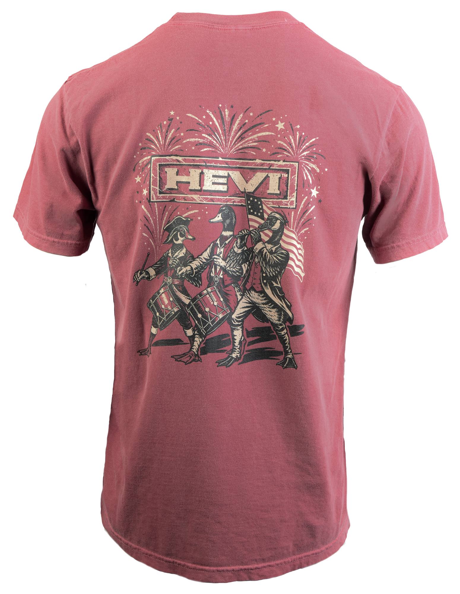 Unknown HEVI FIFE & DRUMS CORPS T-SHIRT, Brick, Large