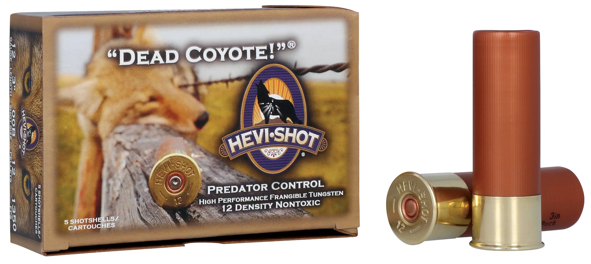 Unknown Dead Coyote, 12 Gauge, 00 Buck Shot, 3 in, 1350 fps