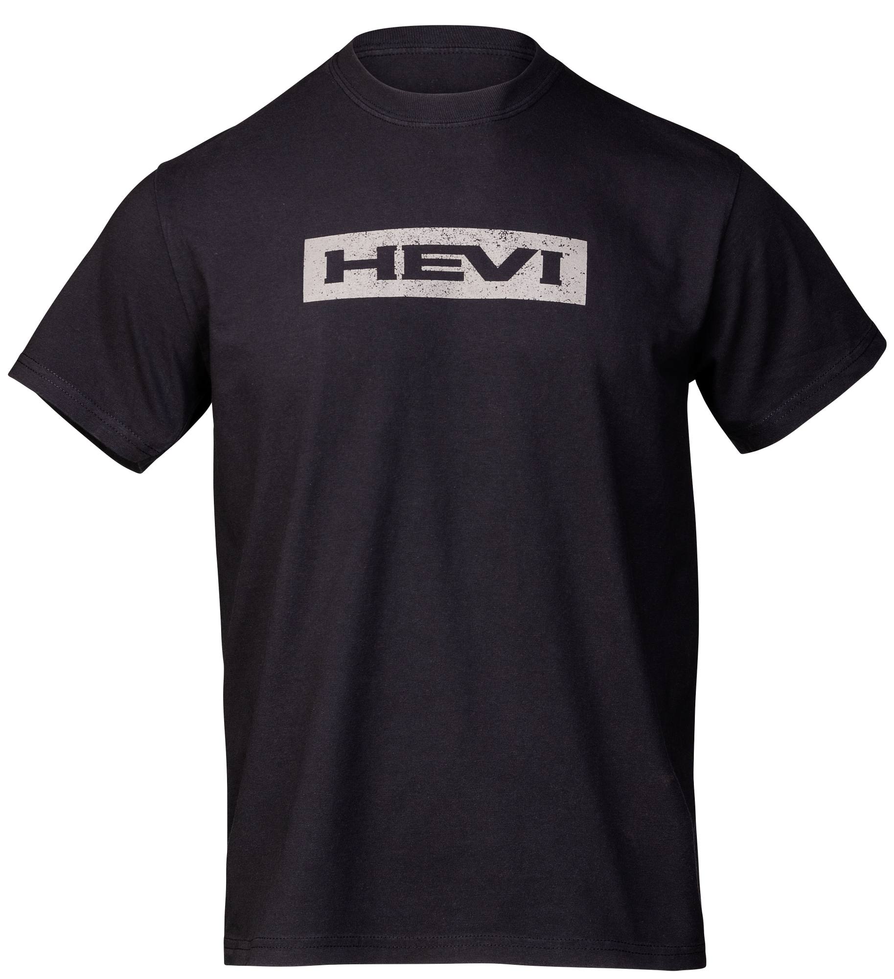 Unknown HEVI Flat Logo T-Shirt, Black, 2XL