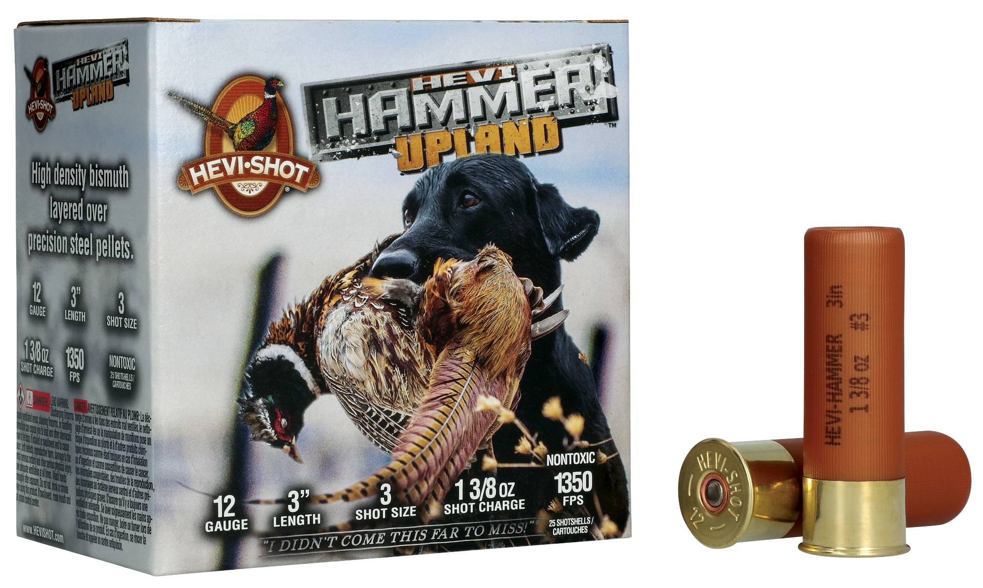 Unknown HEVI-Hammer Upland, 12 Gauge, 3 Shot, 3 in, 1 3/8 oz, 1350 fps