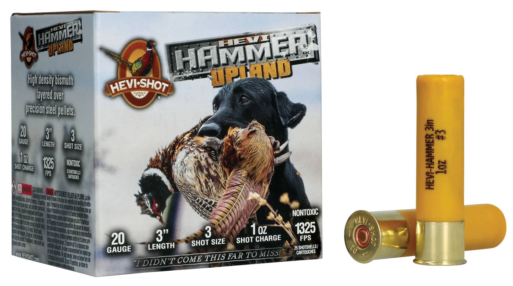 Unknown HEVI-Hammer Upland, 20 Gauge, 3 Shot, 3 in, 1 oz, 1325 fps