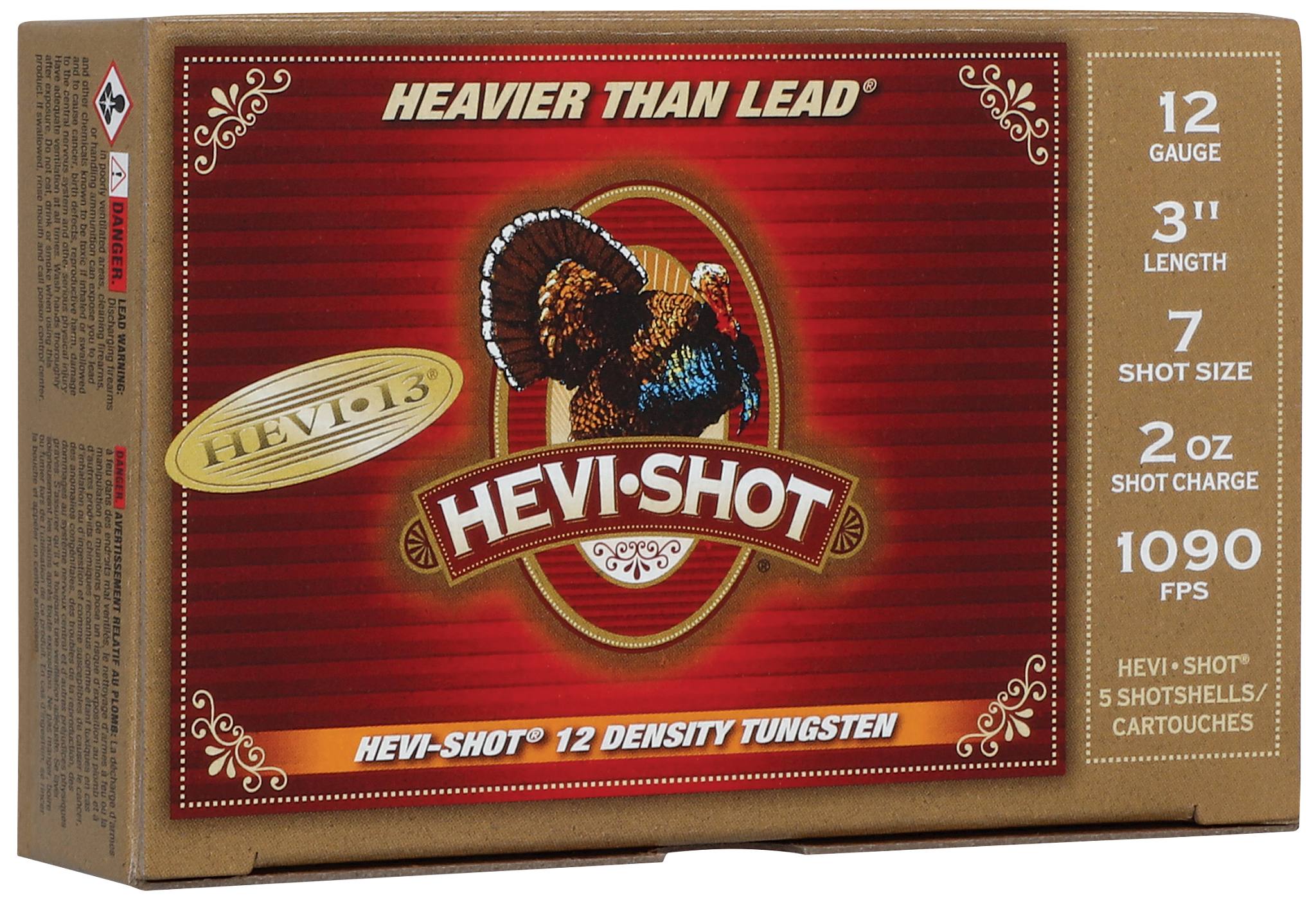 Unknown HEVI-13 Turkey, 12 Gauge, 7 Shot, 3 in, 2 oz, 1090 fps