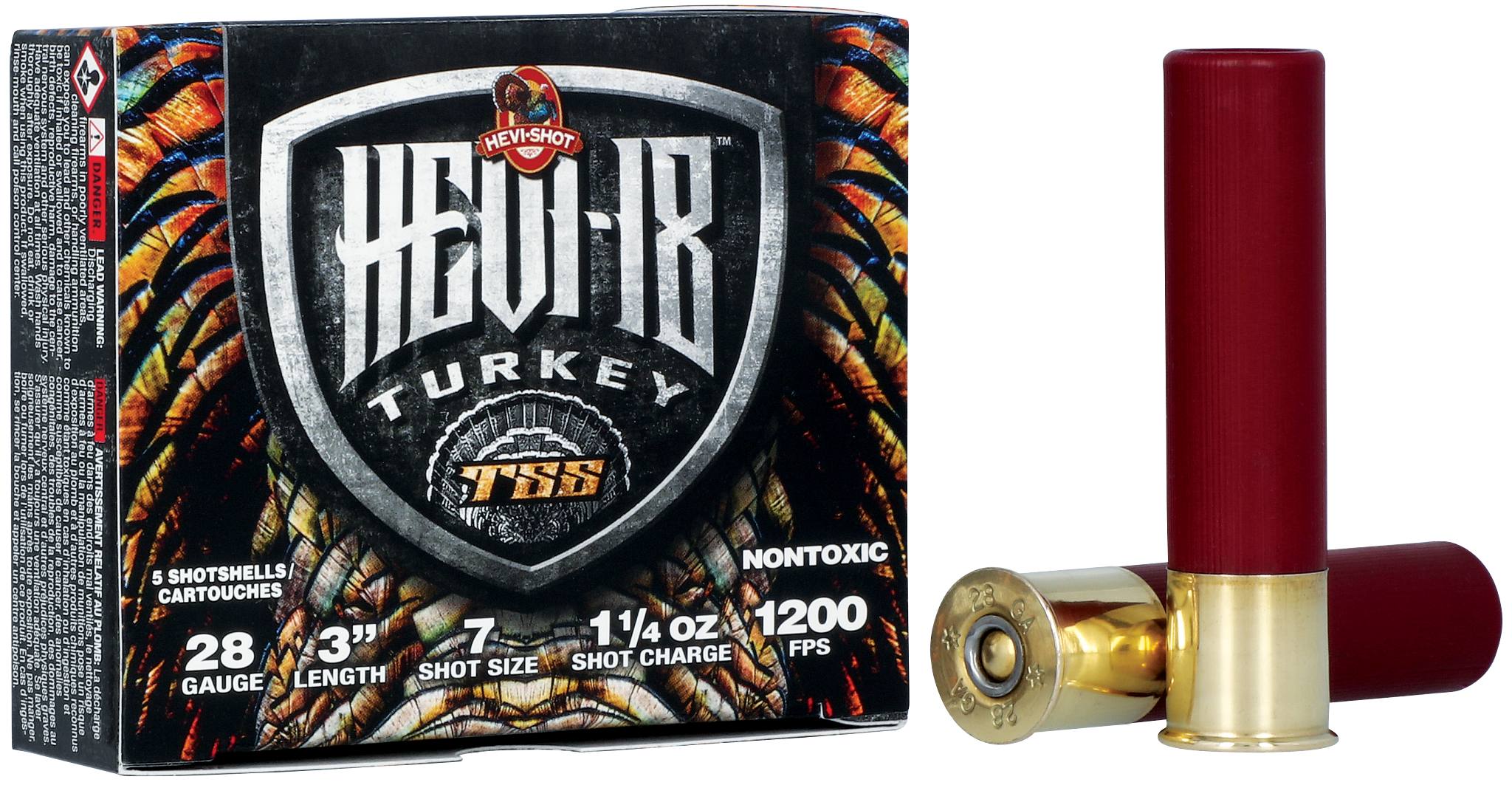 Unknown HEVI-18, 28 Gauge, 7 Shot, 3 in, 1 1/4 oz, 1200 fps