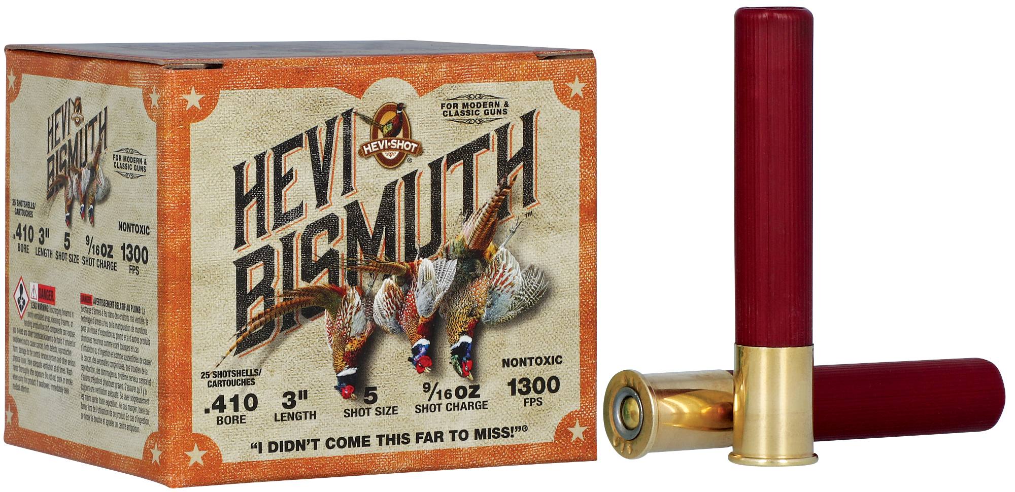 Unknown HEVI-Bismuth Upland, 410 Bore, 5 Shot, 3 in, 9/16 oz, 1300 fps